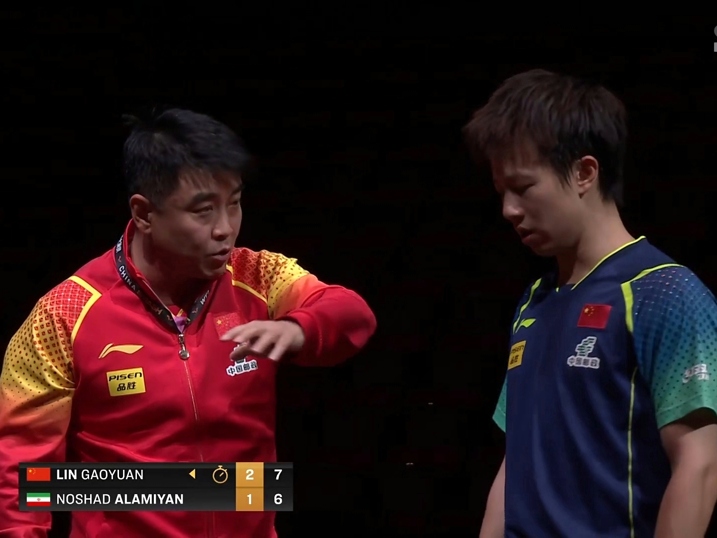 中国队逆转奥地利队，林高远扛起全队